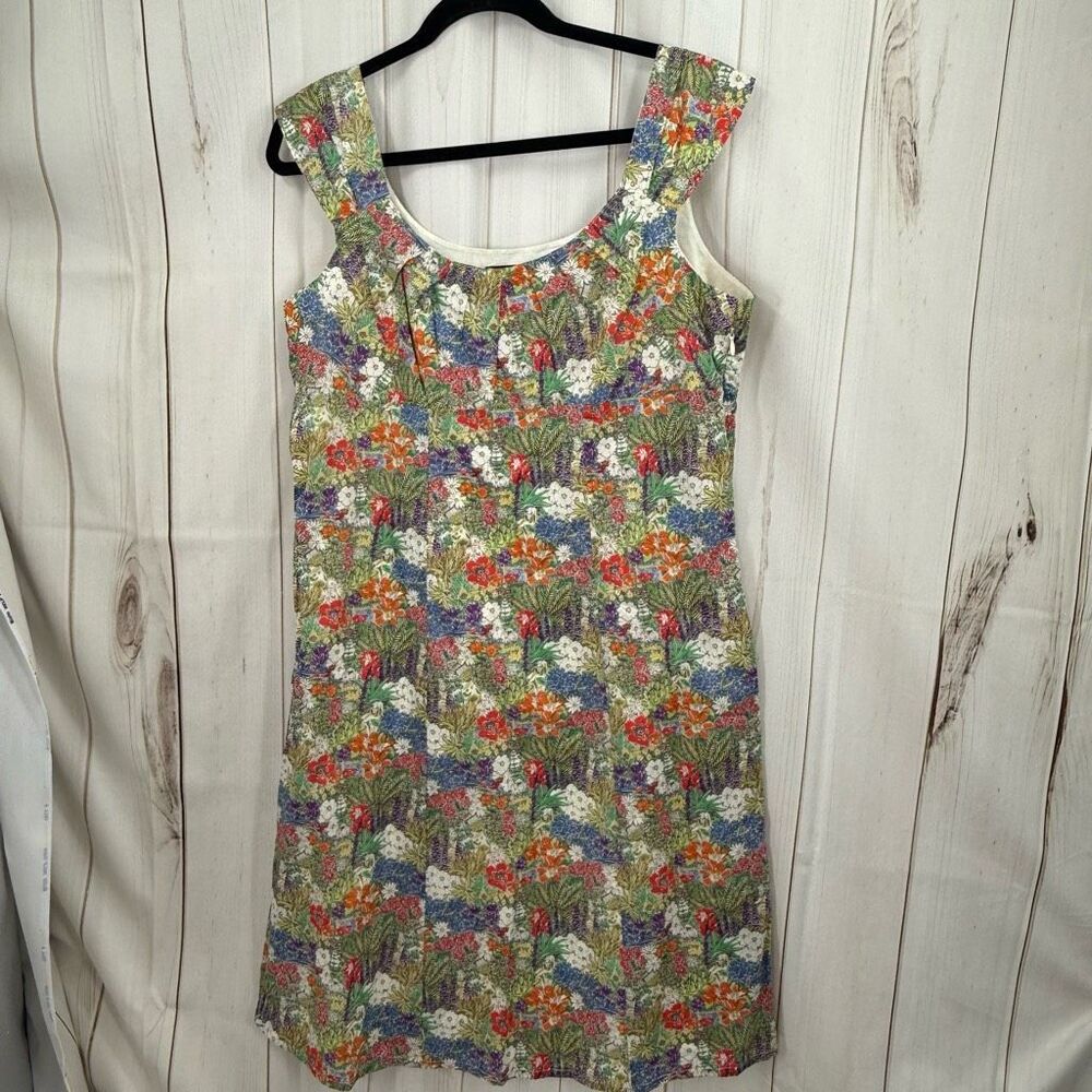 Lord & Taylor Women’s 12 Floral Cottagecore Liberty Art Fabric Dress Flowers